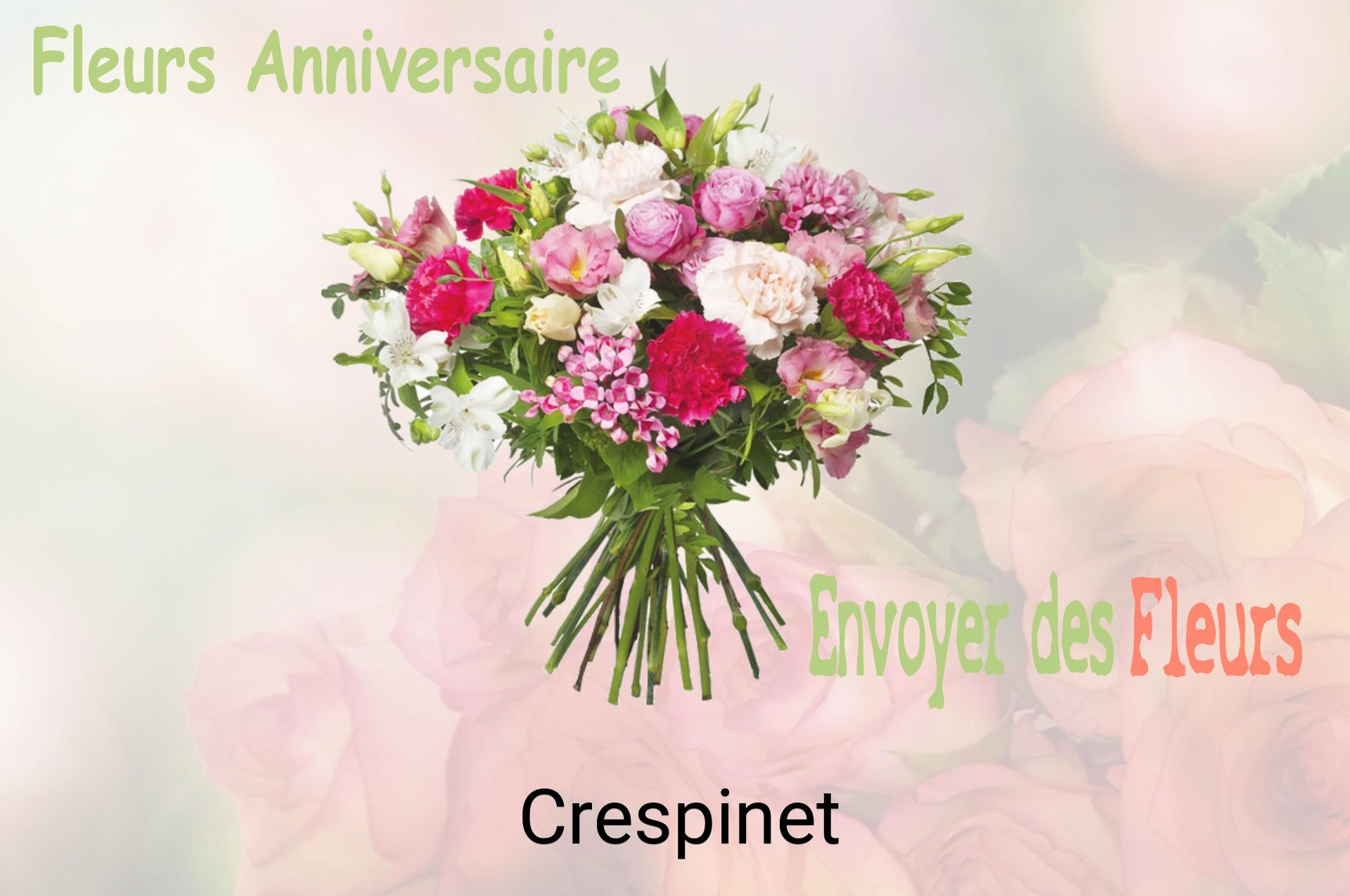 Bouquet de fleurs d’anniversaire livré à Crespinet