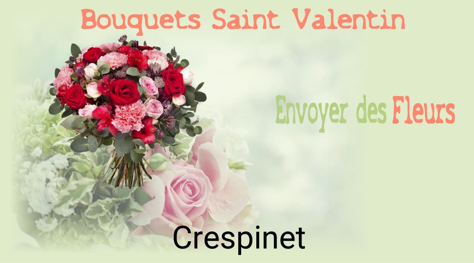 Roses de Saint-Valentin livrées à Crespinet
